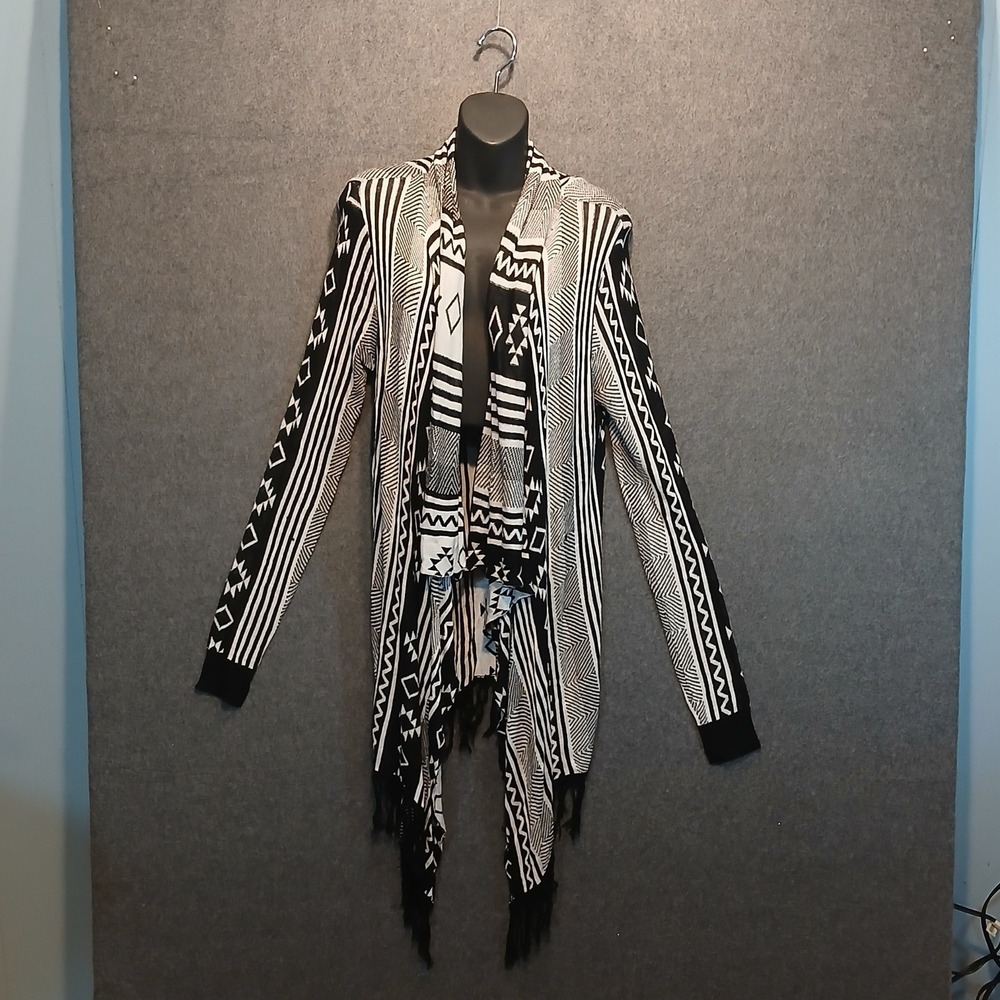 I.N. San Francisco M Aztec Southwestern Cardigan Boho Western Hippie